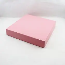 Large Square Box Lid Light Pink