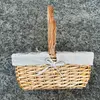 SET OF 3 RECTANGLE HONEY WILLOW BASKETS WITH NATURAL LINER thumbnail