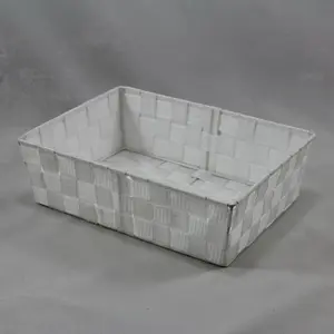 Rect PP Tray White 32.5x24x10cm height Rect PP Tray White 32.5x24x10cm height