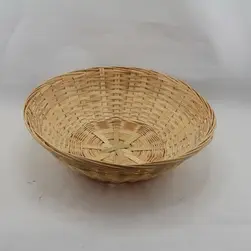 25cm / 10" Round Bamboo Bread Basket
