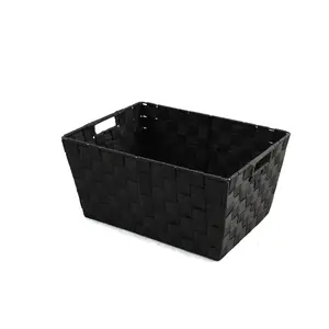 Sml Rect PP Storage Black 37x27x18cm Height Sml Rect PP Storage Black 37x27x18cm Height